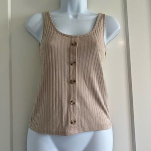 H&M beige top xs